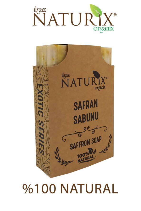 100 Natural Safran Çiçeği Sabunu Leke Önleyici Onarıcı Doğal Nem Sabunu Natural Saffron Flower Soap