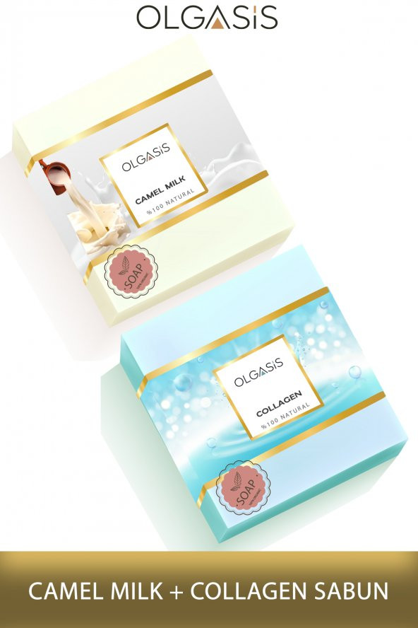 Deve Sütü Camel Milk Soap Sıkılaştırıcı+ Collagen Kırışıklık Önleyici Canlandırıcı Cilt Sabunu 120Gr