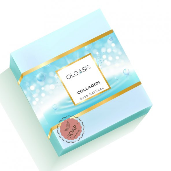 100 Natural Collagen Sabunu Doğal Collagen Soap 120 Gr Kırışıklık Önleyici Canlandırıcı Cilt Sabunu