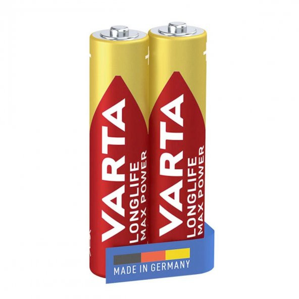 Varta 4703 Longlife Max Power Alkalin AAA İnce Kalem Pil 2li Paket - 2