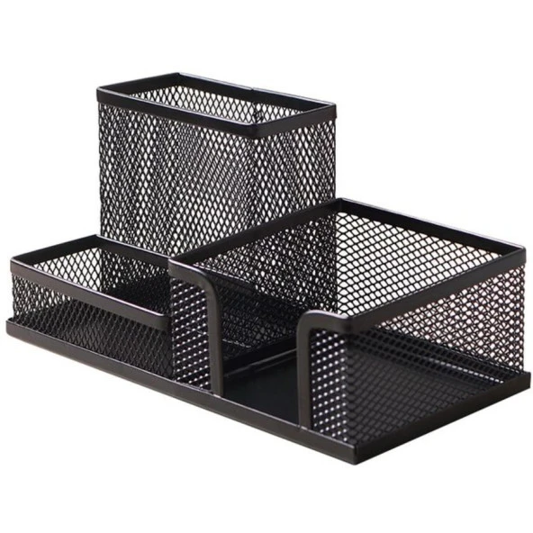 Bigpoint Metal Perfore 3 Gözlü Set Siyah x 3 Adet - Resim 3