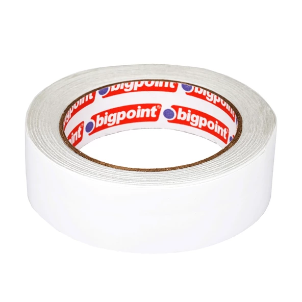 Bigpoint Çift Taraflı Bant 38 mm x 25 m 4'lü Kutu