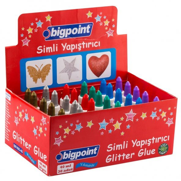 Bigpoint Simli Yapıştırıcı 40 ml 30'lu Stand - 2