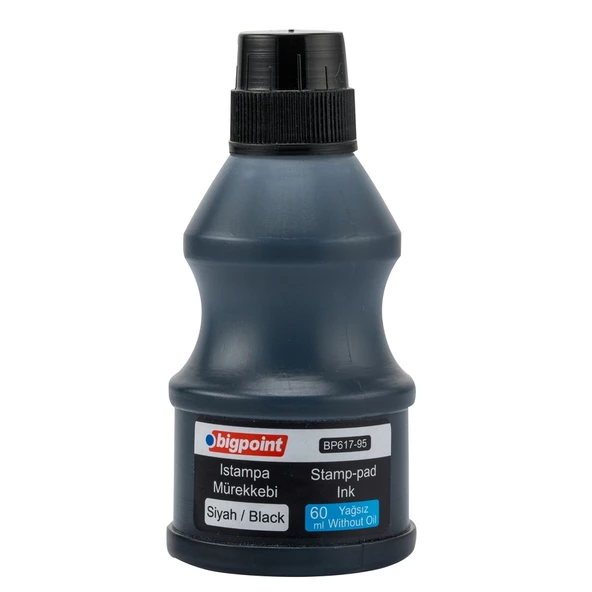 Bigpoint Istampa Mürekkebi 60ml Siyah 12'li Kutu