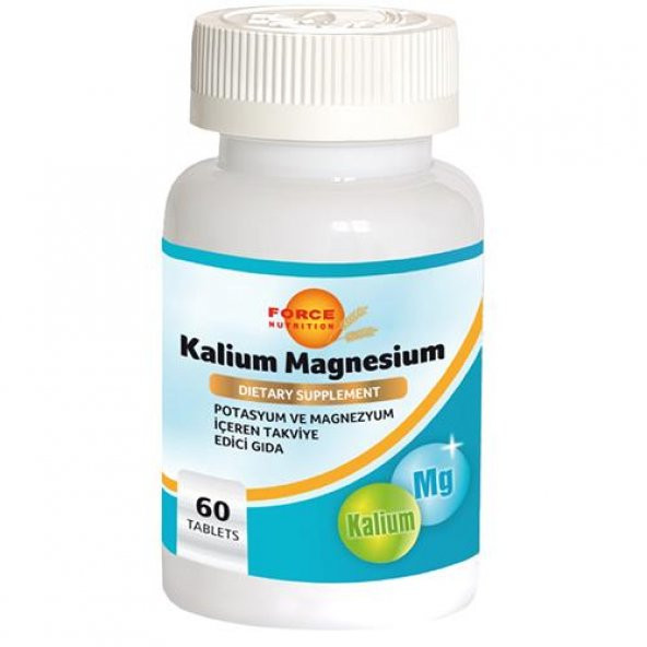 Force Nutrition Potasyum Magnezyum 60 Tablet