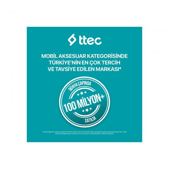 Ttec 2BB197S Recharger Mega Lcd 50.000mah Powerbank Siyah - 6