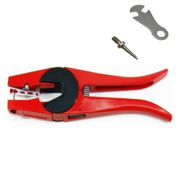 Kulak Küpesi Takma Pensi Kırmızı