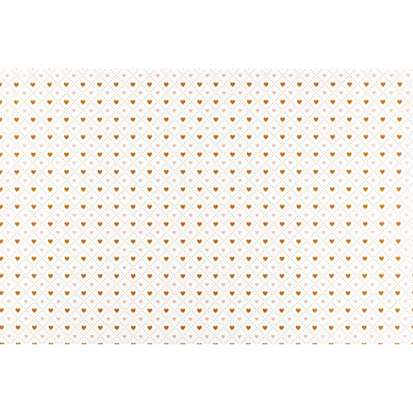 Bigpoint Yapışkanlı Folyo 2m Kalp Desen No:49 12'li Kutu - Resim 2