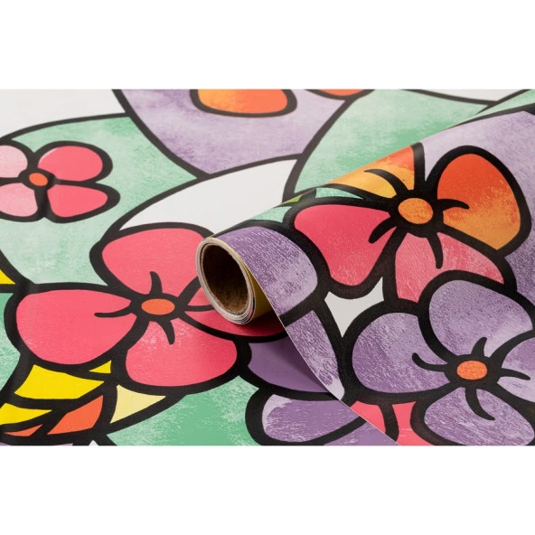 Bigpoint Yapışkanlı Folyo 2m Baskılı Desen No:52 12'li Kutu ürün görseli