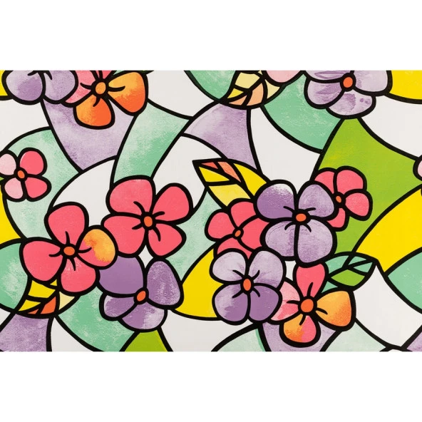 Bigpoint Yapışkanlı Folyo 2m Baskılı Desen No:52 12'li Kutu - Resim 2