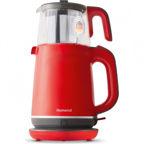 Homend Royaltea 1742H Cam Demlikli Çay Makinesi