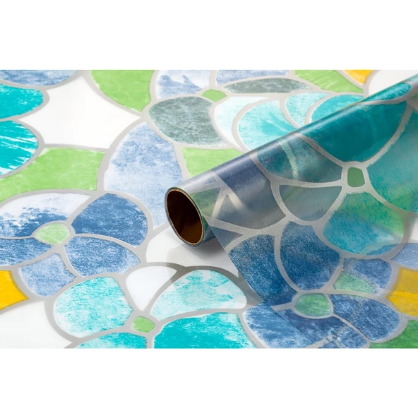 Bigpoint Yapışkanlı Folyo 2m Vitray Desen No:63 12'li Kutu ürün görseli
