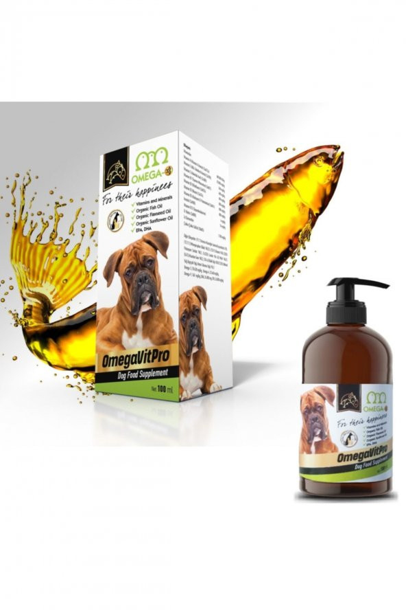 Vitpro Köpek Multivitamin Somon Balık Yağı 100 ml (her Yaş/ırk)