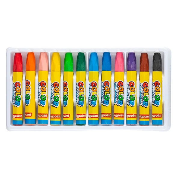 Bigpoint Pastel Boya 12 Renk 6'lı Pkaet - Resim 2