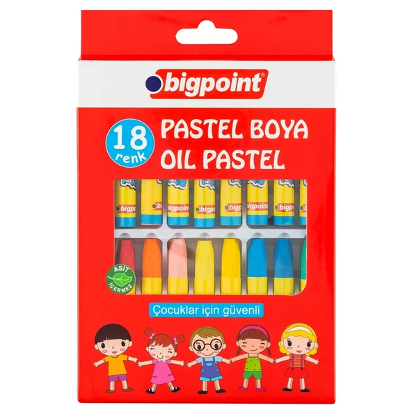 Bigpoint Pastel Boya 18 Renk 6'lı Paket ürün görseli