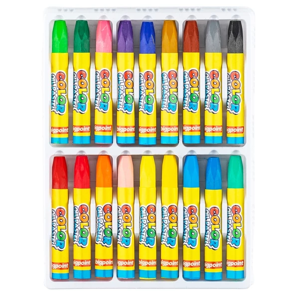 Bigpoint Pastel Boya 18 Renk 6'lı Paket - Resim 2