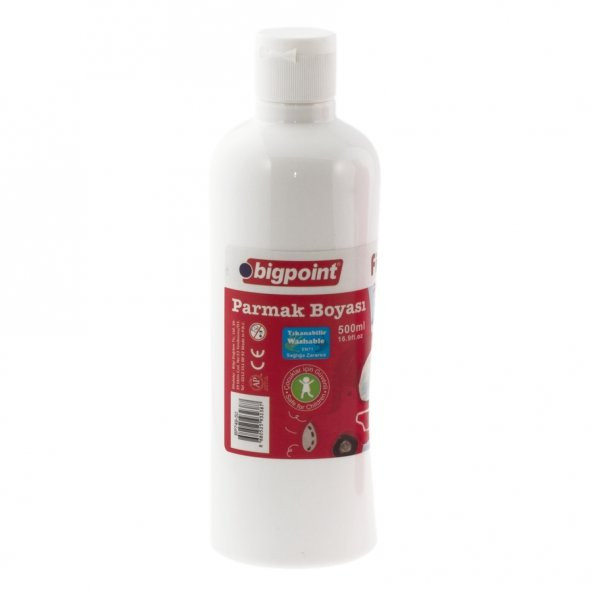 Bigpoint Parmak Boyası 500 ml Beyaz 3'lü Paket - 1