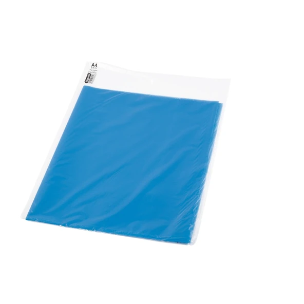 Bigpoint A4 Hazır Defter Kabı 5'li Paket Şeffaf Mavi 20'li Kutu - Resim 3