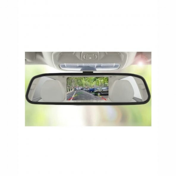 AEM Video Park Asistanı Kamera+Ayna Ekranlı Dikiz Ayna+Geri Görüş Kamerası Video Park Sensörü