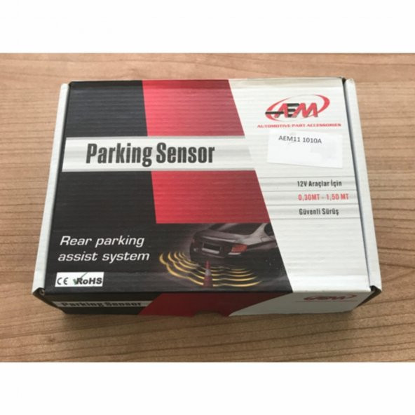 AEM Araç Park Sensörü Ekranlı Siyah 22mm - 3