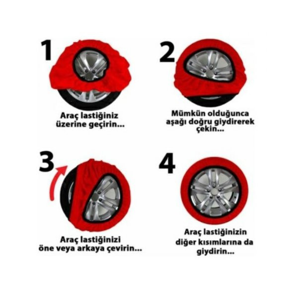 KAR PATİNAJ ÇORABI KIRMIZI MEDİUM - 2