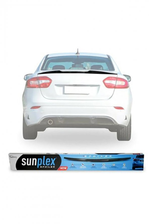 RENAULT FLUENCE Orjinal Bagaj Üstü Spoiler Piano Black Sunplex