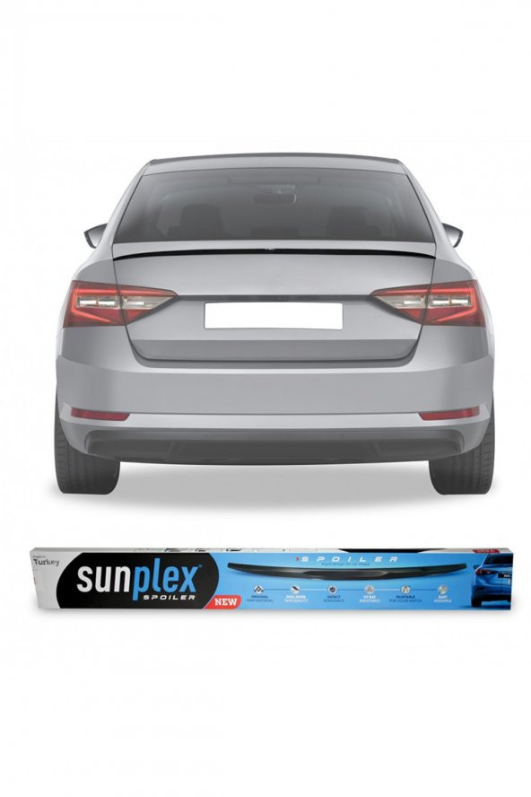 SKODA SUPERB Orjinal Bagaj Üstü Spoiler Piano Black Sunplex