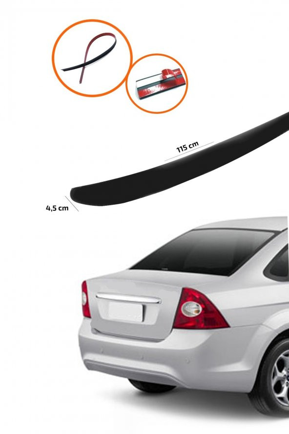 FORD FOCUS 2-2.5 Bagaj Üstü Spoiler Piano Black