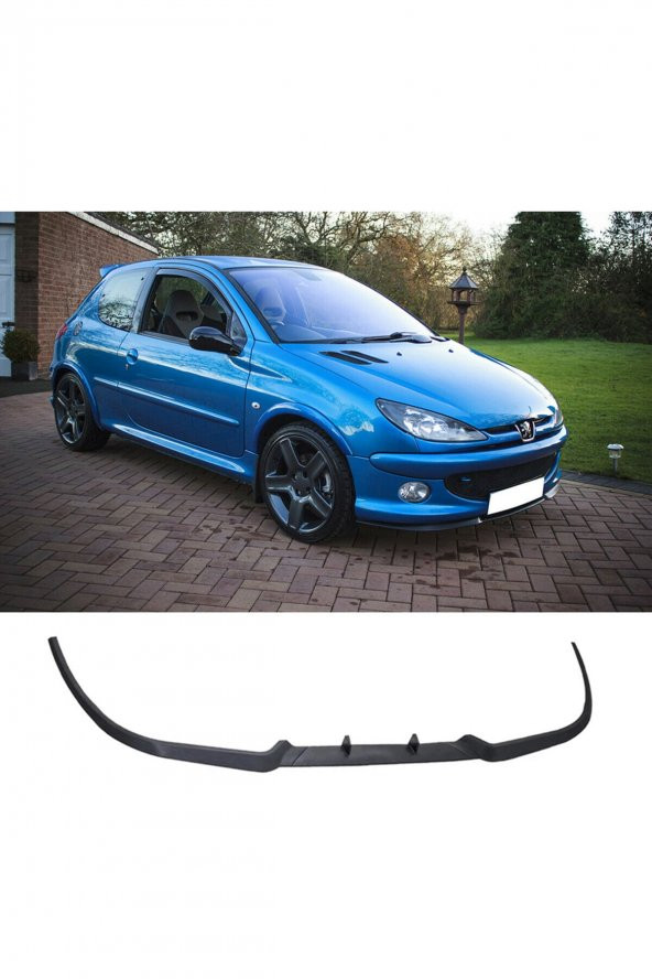 Peugeot 206 Ön Lip Mat Siyah Ön Tampon Lip