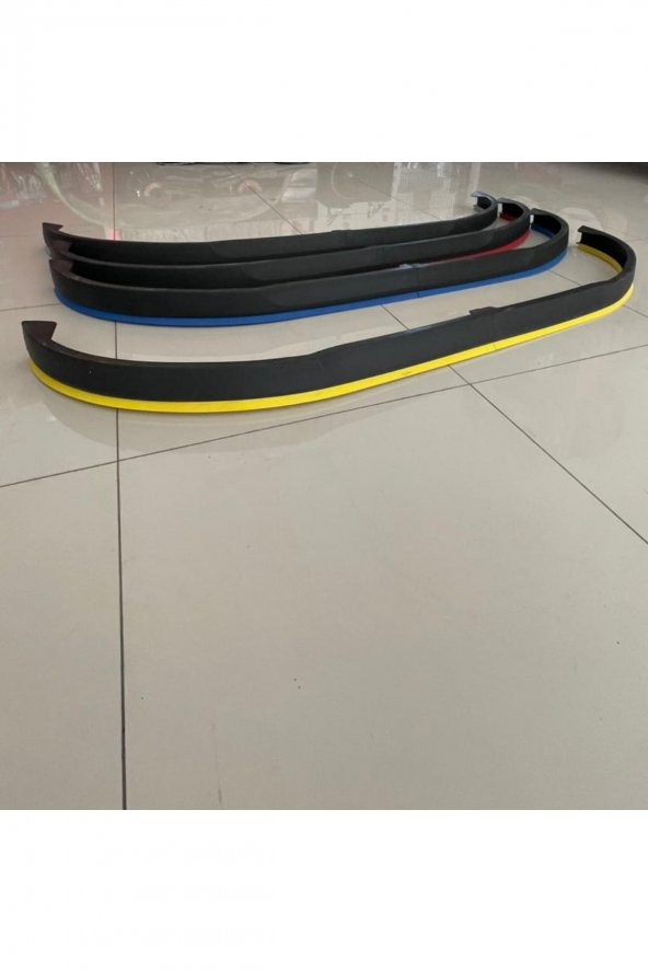 Universal Opel Astra H Lip Ön Tampon Eki Kırılmaz Ön Lip 4 Parça Beyaz - 3