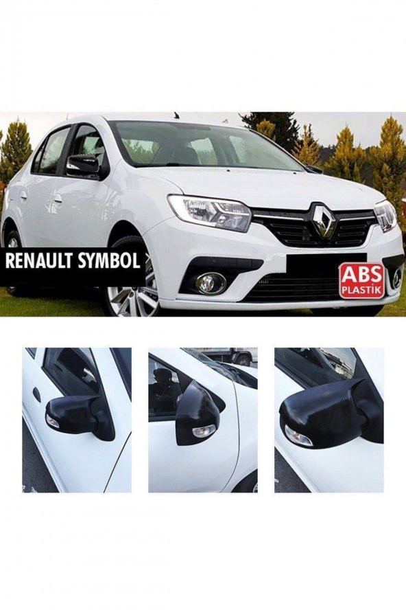 RENAULT SYMBOL 3 Batman Yarasa Ayna Kapağı Piano Black 2012 ve Üzeri