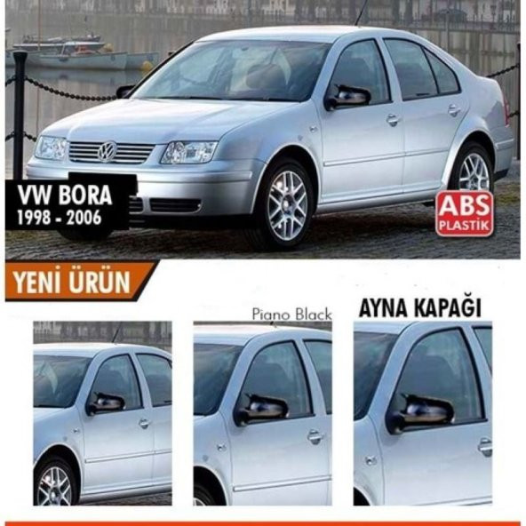 VOLKSWAGEN BORA Batman Yarasa Ayna Kapağı Piano Black 1998-2006 Arası