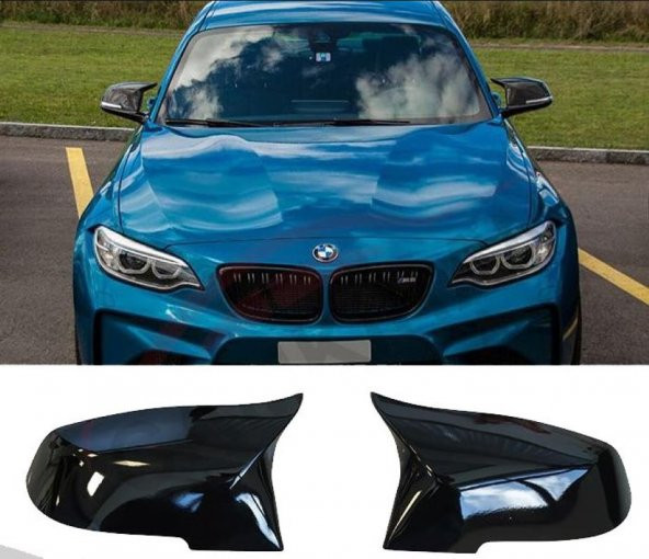 BMW F20 Serisi Batman Yarasa Ayna Kapağı Piano Black 2011-2014-2015-2019 Arası Uyumlu