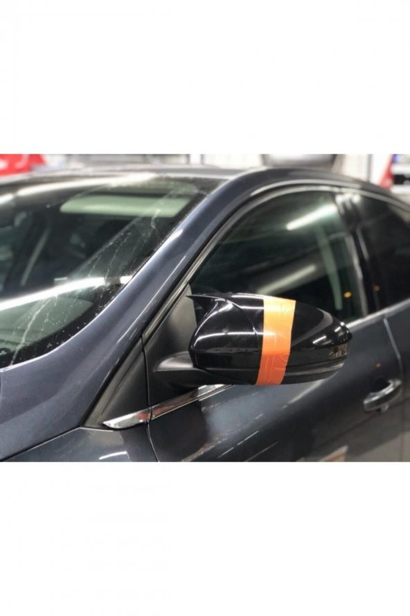 Renault Megane 4 Yarasa Batman Ayna Kapağı Piano Black