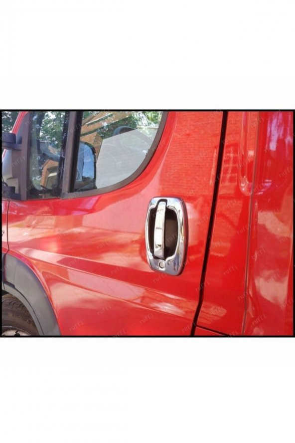 KOPYA - Fiat Ducato 2008 > Krom Kapı Kolu+çerçeve 4 Kapı 8 Parça 2008 Üzeri P.çelik