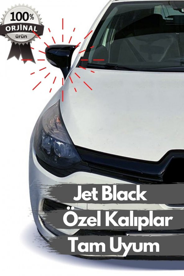 Opel Astra J Batman Ayna Kapağı 2009-2015 Jet Black - 2