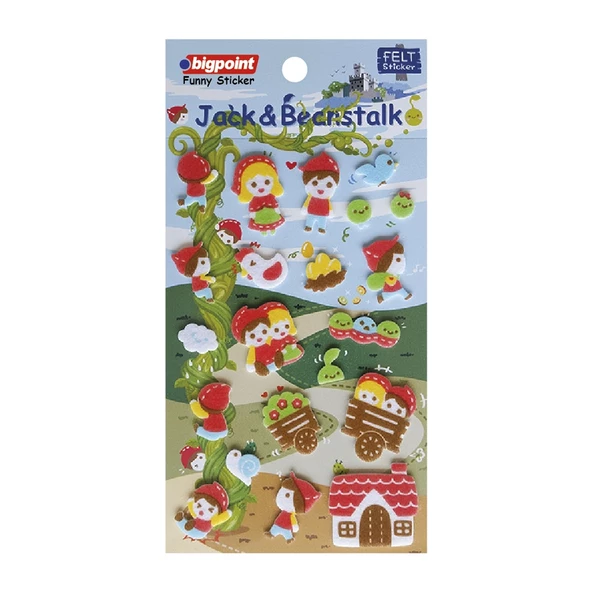 Bigpoint Sticker Jack ve Fasulye Sırığı 15'li Paket ürün görseli