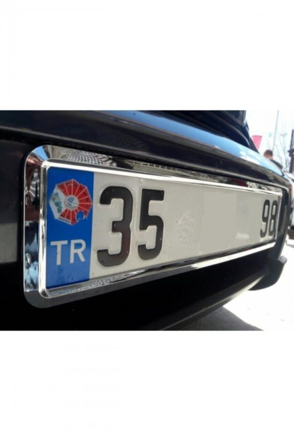 Krom Nikelajlı Esnek Plakalık Krom Plakalık 2 Adet - 2