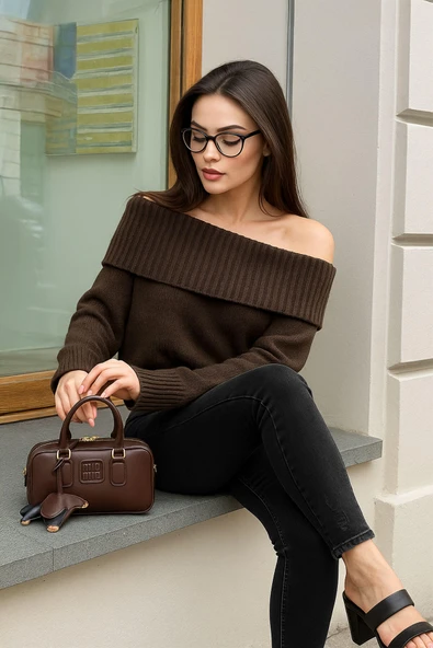 Kadın Antrasit Dizi Yırtık Süper Skinny Fit Jean Pantolon ürün görseli 1