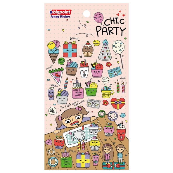 Bigpoint Sticker Parti 15'li Paket