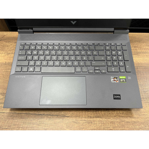 HP Victus 16-E1009NT 68S25EA İKİNCİ EL GARANTİLİ AMD Ryzen 5 6600H 8GB 512GB SSD RTX3050Ti W11 16.1" FHD 144Hz - 3