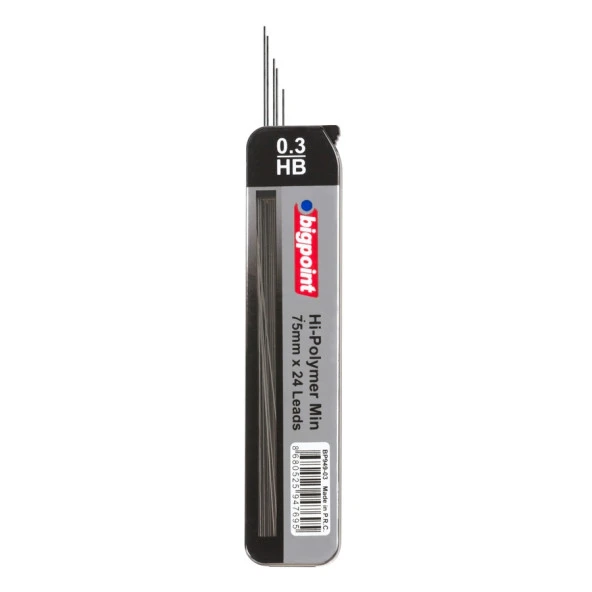 Bigpoint Kalem Ucu 0.3mm HB 75mm 24'lü Tüp 12'li Kutu