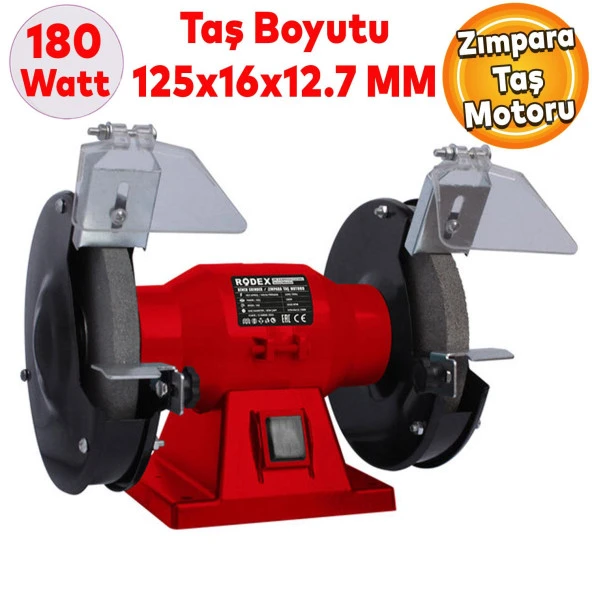 Rodex RDX4121A Taş Motoru Bıçak Bileme Makinesi 125 mm 180W ürün görseli