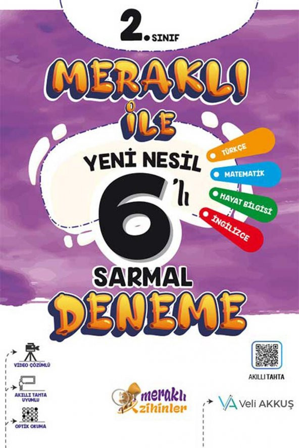 Meraklı Zihinler 2. Sınıf Meraklı 6lı Sarmal Deneme