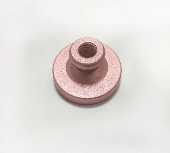 Mührü Mumu Damga 30mm Yuvarlak Boş Alüminyum Rose Gold Eloksal Kafa - Resim 5