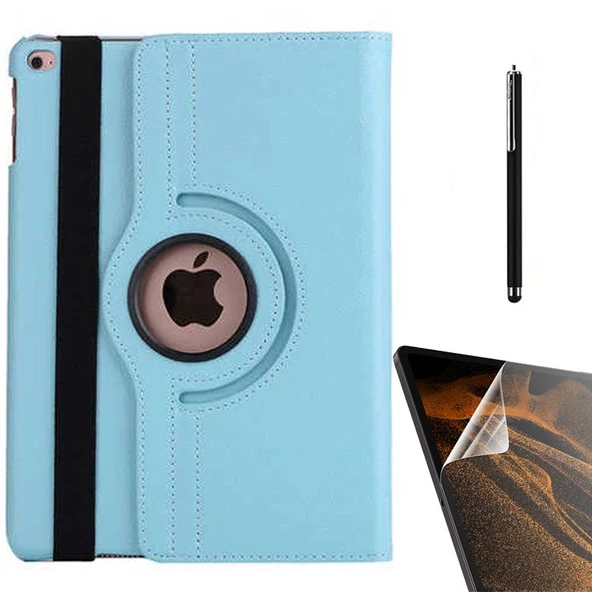 Gpack Apple iPad Pro 10.5 7.Nesil Kılıf Kapaklı Standlı 360 Dönebilen Koruma dn22  Nano  Kalem - Resim 8