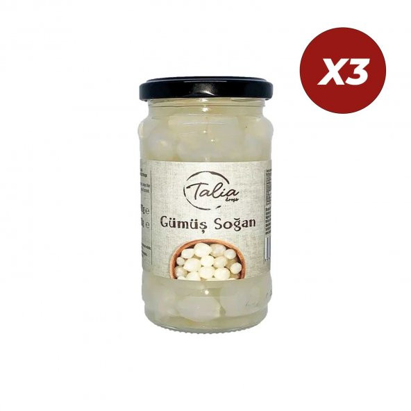 Talia Gümüş Soğan 300 Gr 3 Adet