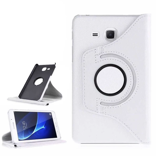 Gpack Samsung Galaxy Tab 4 T280 Kılıf Kapaklı Standlı 360 Dönebilen Koruma dn2 - 7