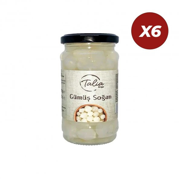 Talia Gümüş Soğan 300 Gr 6 Adet