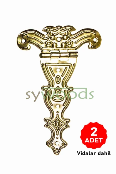 Büyük tek kuyruk menteşe 2 adet sarı